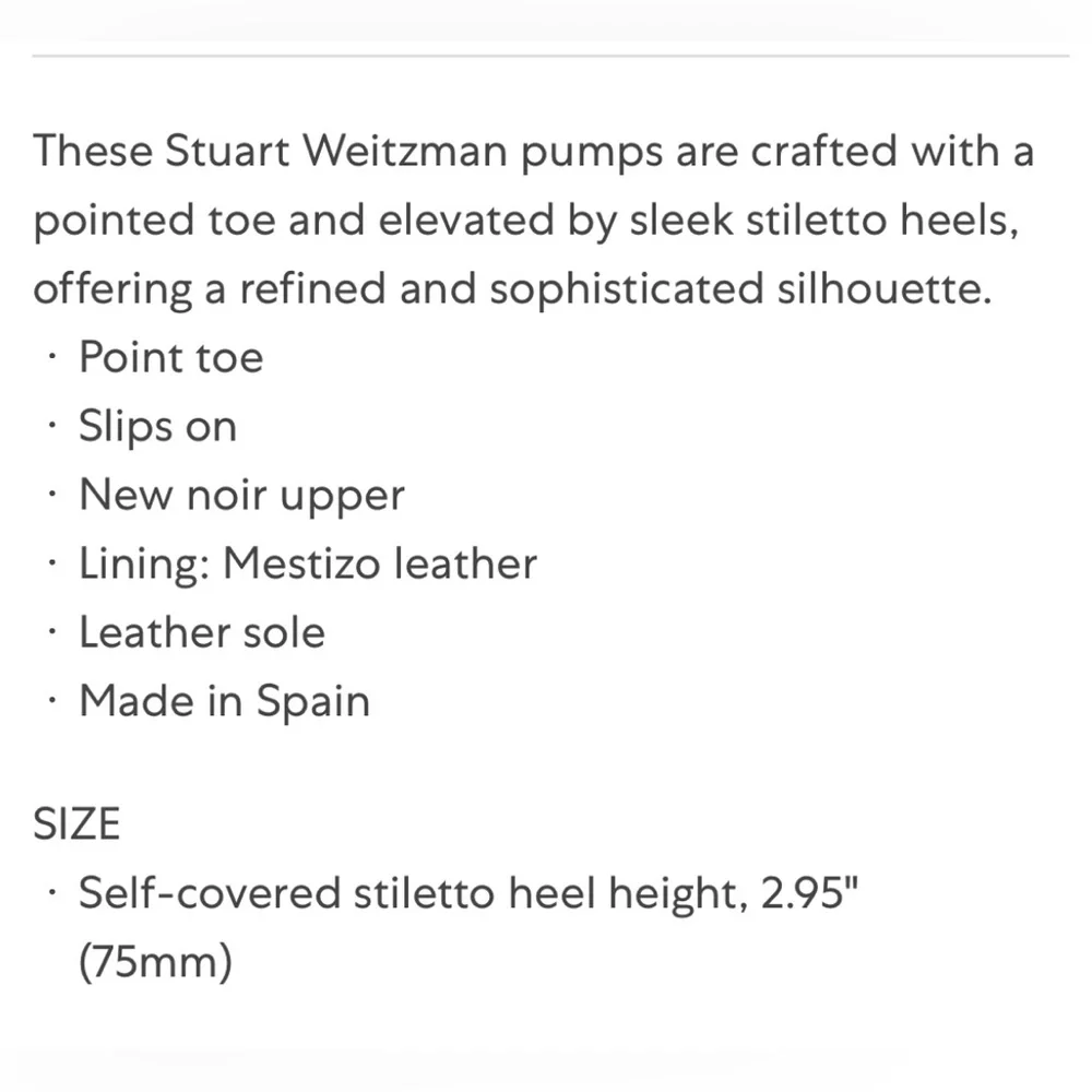 Stuart Weitzman Sparkly Gold Pump Heels - size 8
Never been worn. - Picture 8 of 8